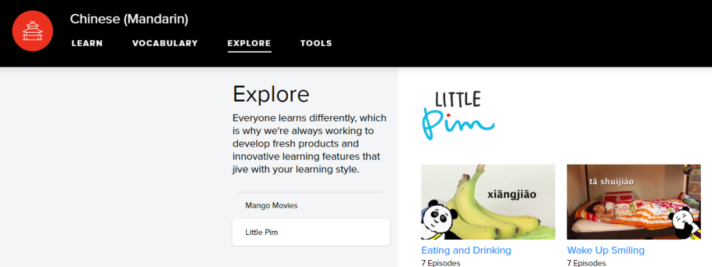 Screenshot of how to Get to Little Pim