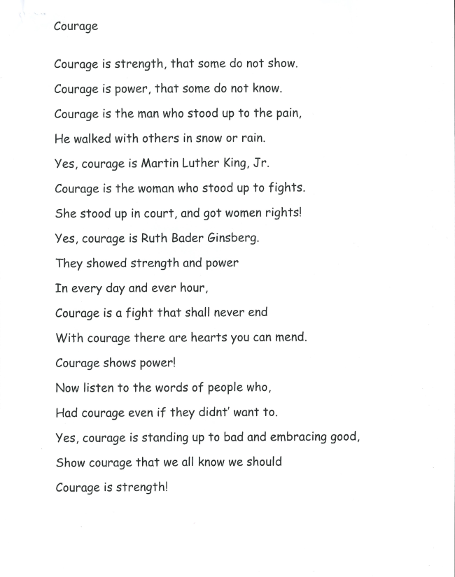 Makaela Raposa Courage Makaela Raposa Courage